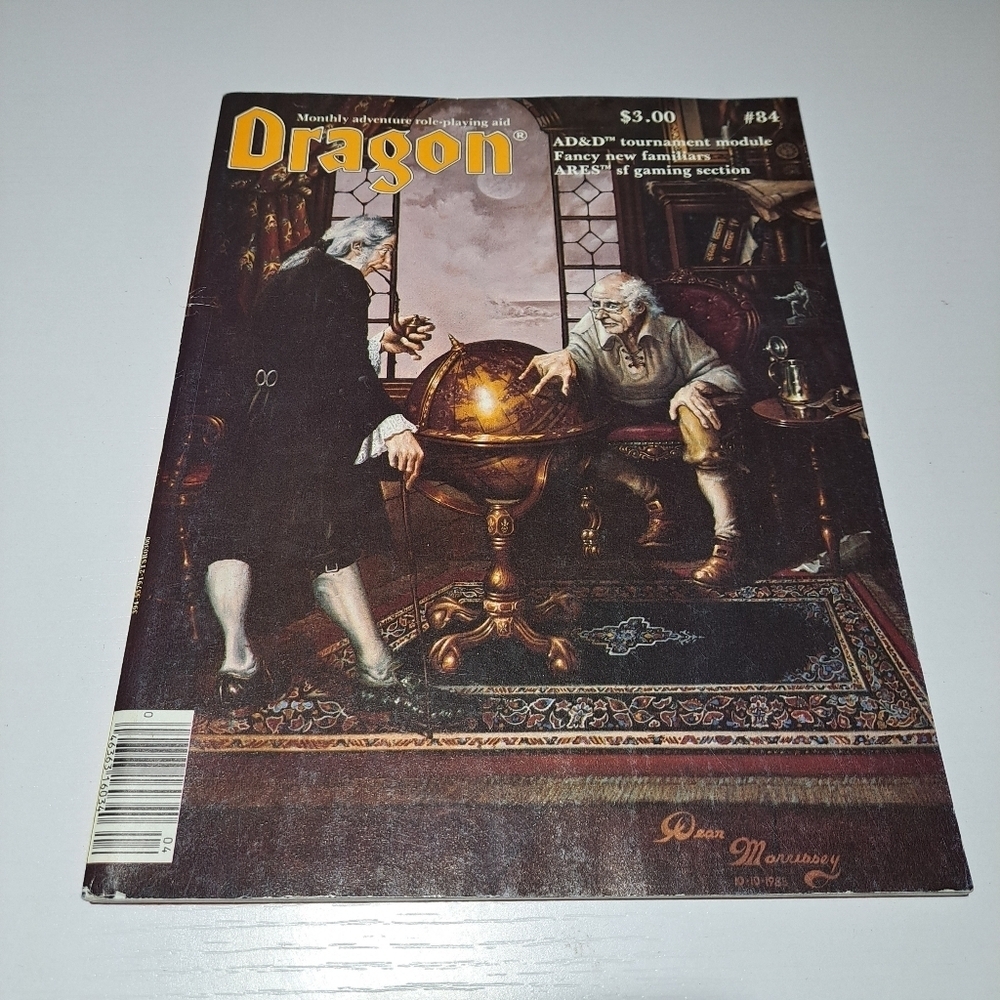 The Dragon Magazine Issue 84 April 1984 vintage D&D dungeons and dragons